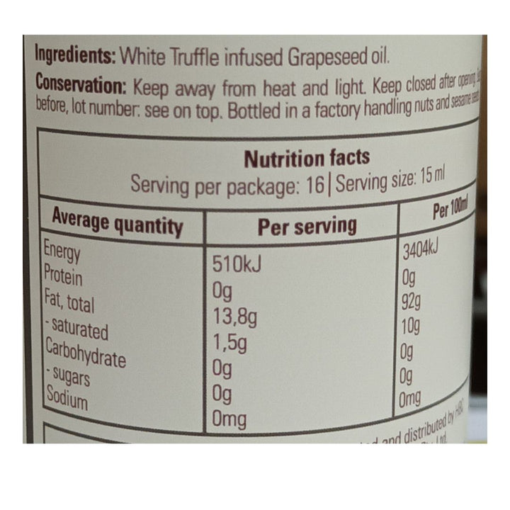 [SYD]White Truffle Oil 250ml