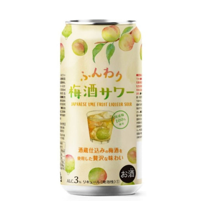 [SYD]KASUGA Funwari umeshu sour 350ml x 4